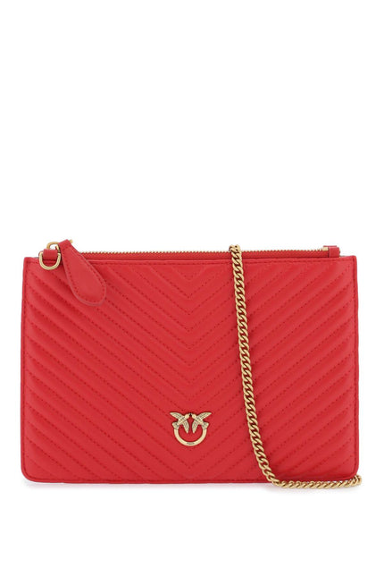 Pinko Classic Flat Love Bag Simply Red-Pinko-os-Urbanheer