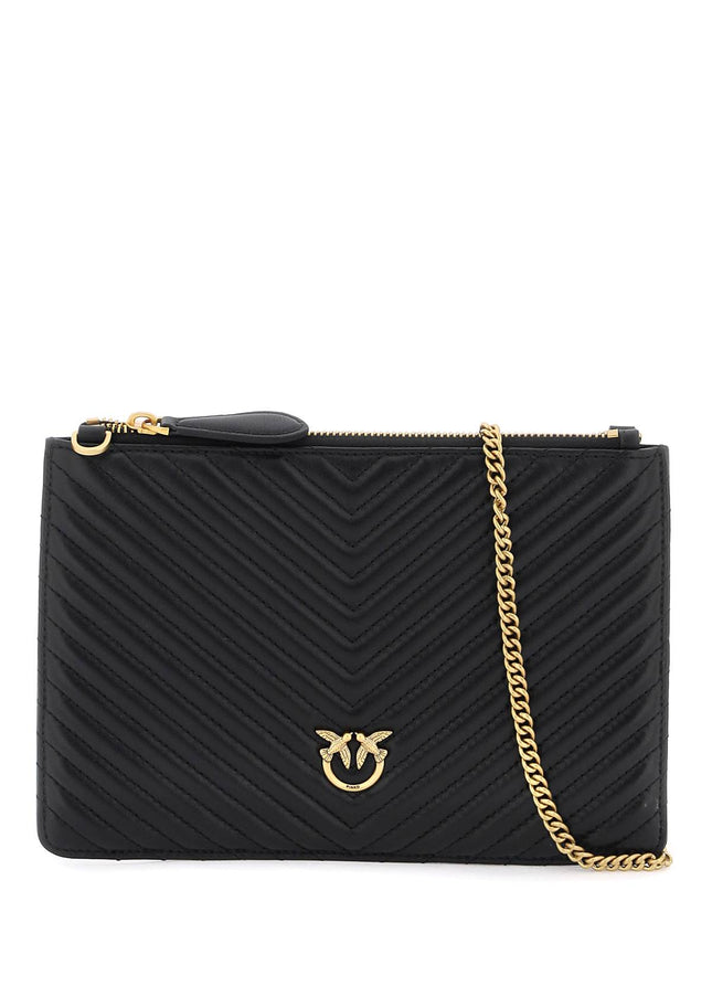 Pinko Classic Flat Love Bag Simply Black-Pinko-os-Urbanheer