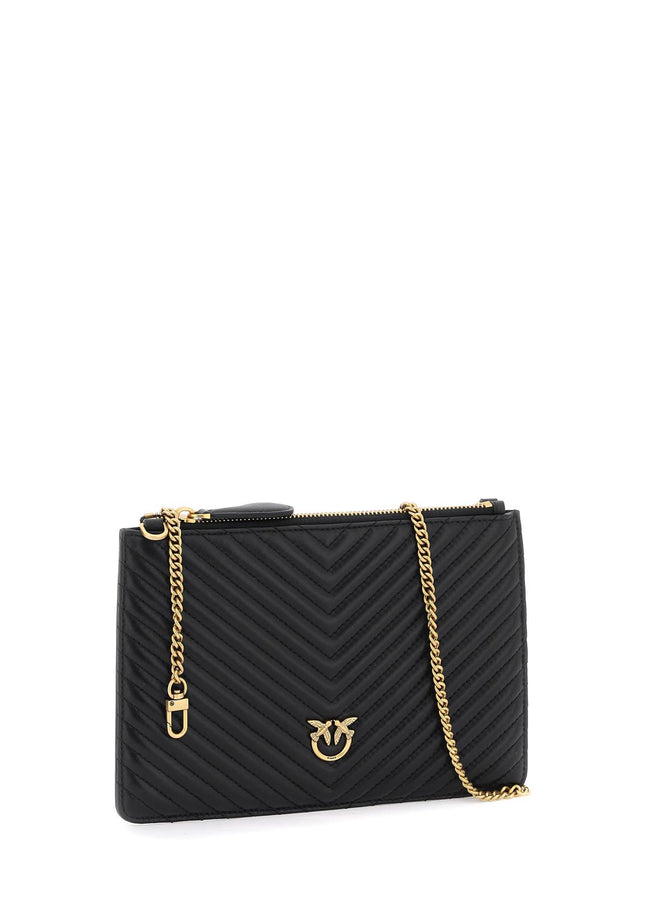 Pinko Classic Flat Love Bag Simply Black-Pinko-os-Urbanheer