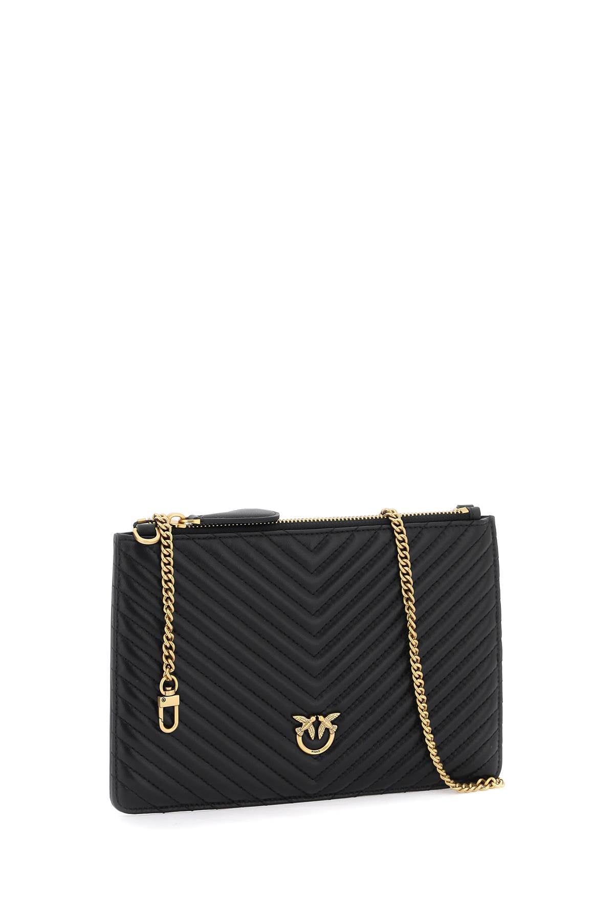 Pinko Classic Flat Love Bag Simply Black-Pinko-os-Urbanheer