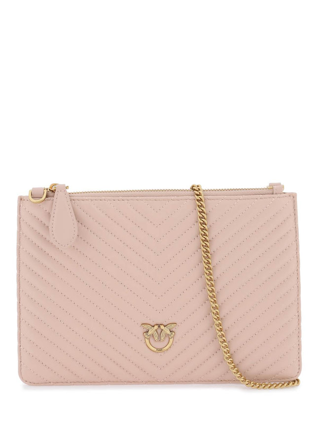 Pinko Classic Flat Love Bag Simply Pink-Pinko-os-Urbanheer