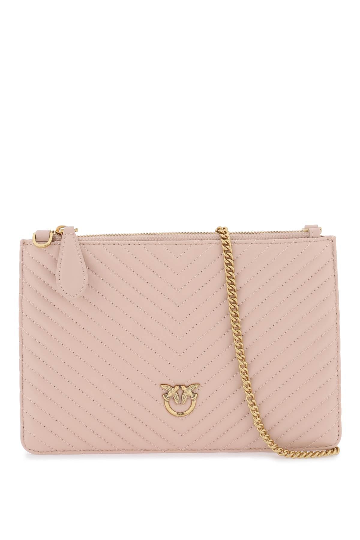 Pinko Classic Flat Love Bag Simply Pink-Pinko-os-Urbanheer