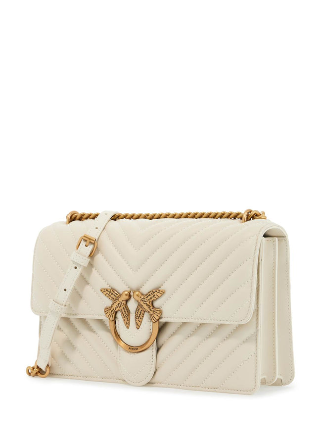 Pinko chevron quilted classic love bag one