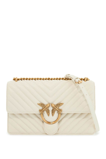 Pinko chevron quilted classic love bag one