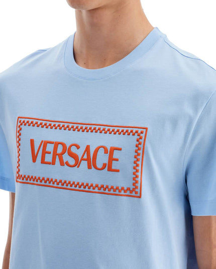 Versace embroidered logo t-shirt