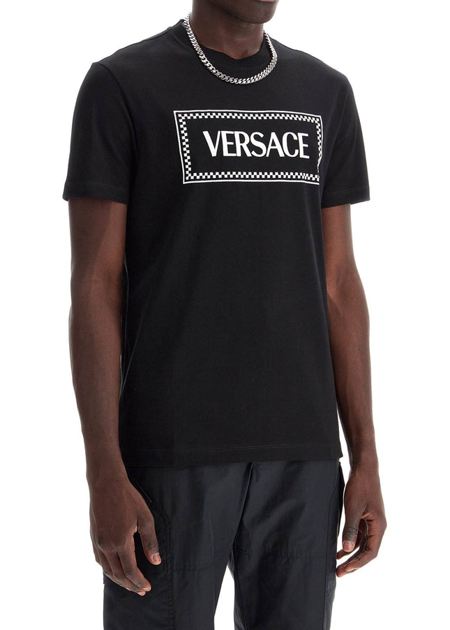 Versace embroidered logo t-shirt