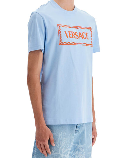 Versace embroidered logo t-shirt