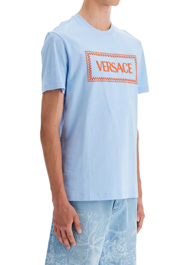 Versace embroidered logo t-shirt