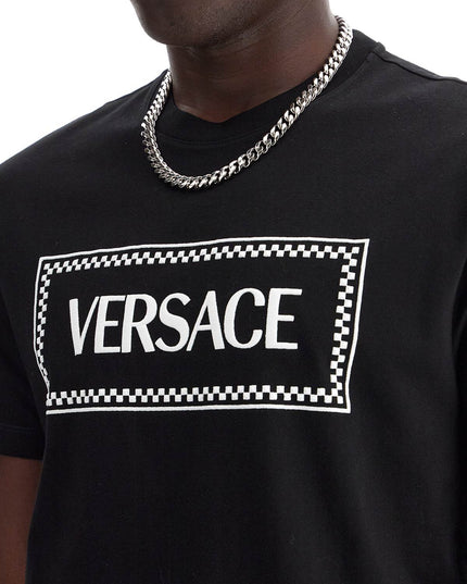 Versace embroidered logo t-shirt