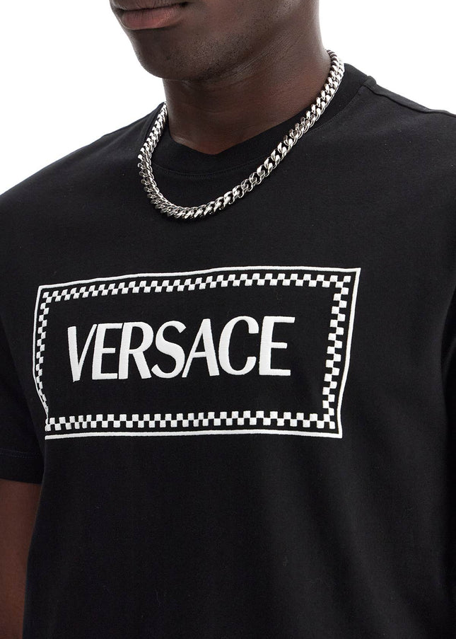 Versace embroidered logo t-shirt