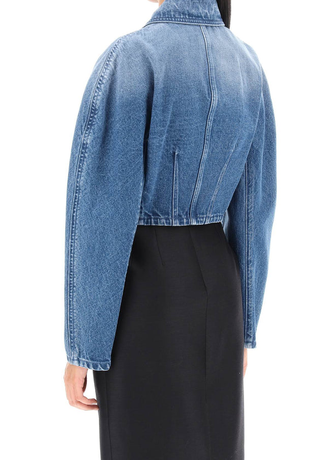 Versace cropped denim jacket