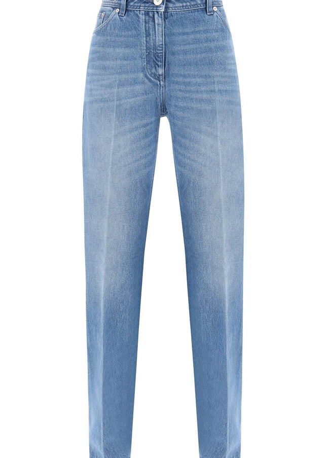 Versace boyfriend jeans with tailored crease