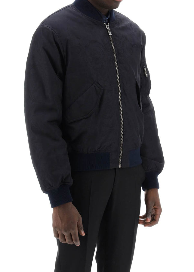 Versace barocco bomber jacket