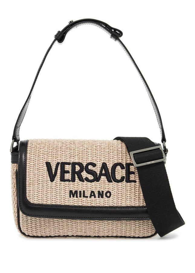 versace milano raffia bag