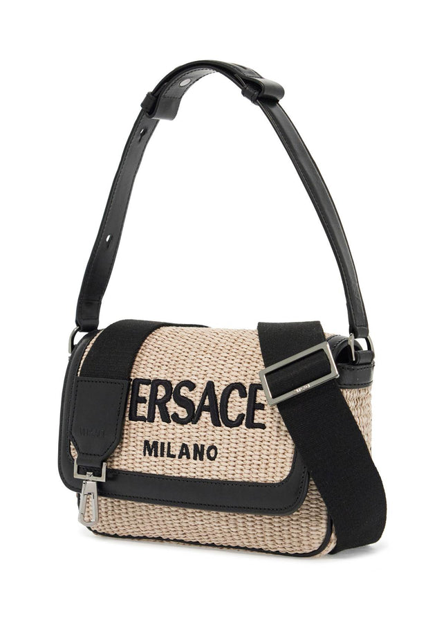 versace milano raffia bag