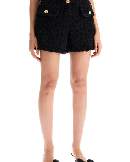 Versace "heritage tweed mini shorts