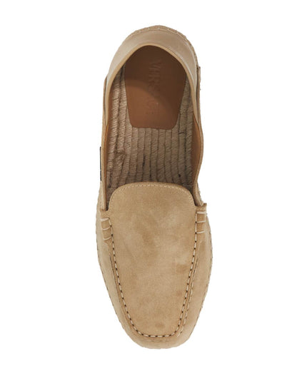 Versace suede moccasin-style es