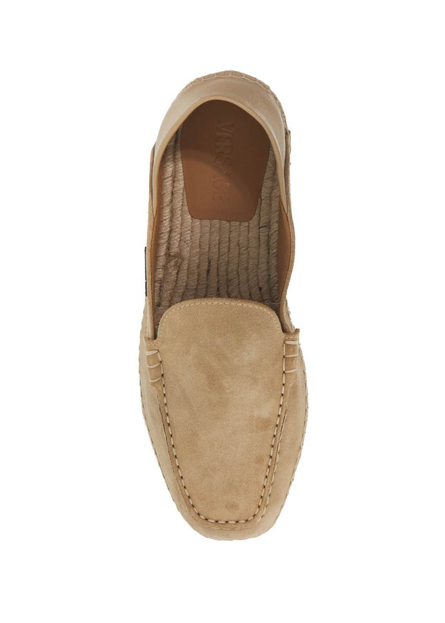 Versace suede moccasin-style es