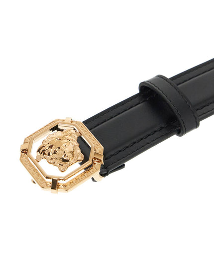 Versace "leather medusa belt with