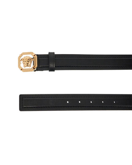 Versace "leather medusa belt with