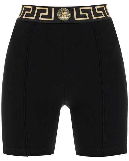 Versace "sporty shorts with greek band