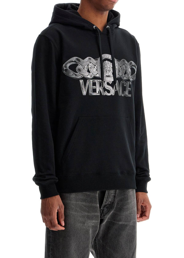 Versace 'hooded sweatshirt with medusa