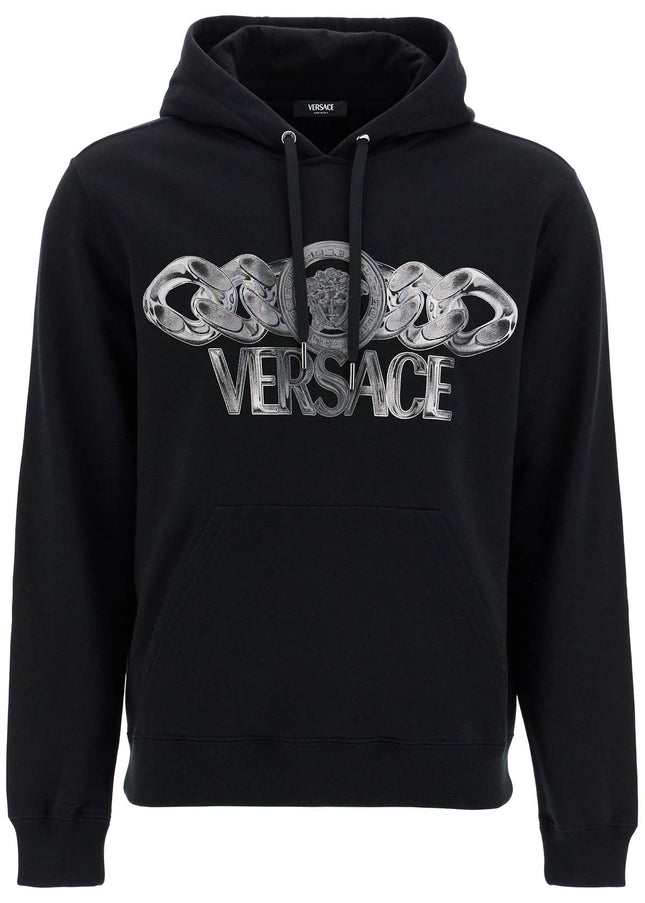 Versace 'hooded sweatshirt with medusa