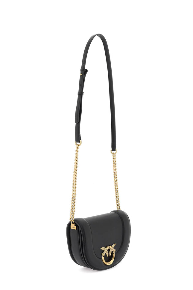 Pinko mini love bag click round leather shoulder bag Black-Bag-Pinko-os-Urbanheer