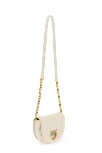 Pinko mini love bag click round leather shoulder bag White-Bag-Pinko-os-Urbanheer