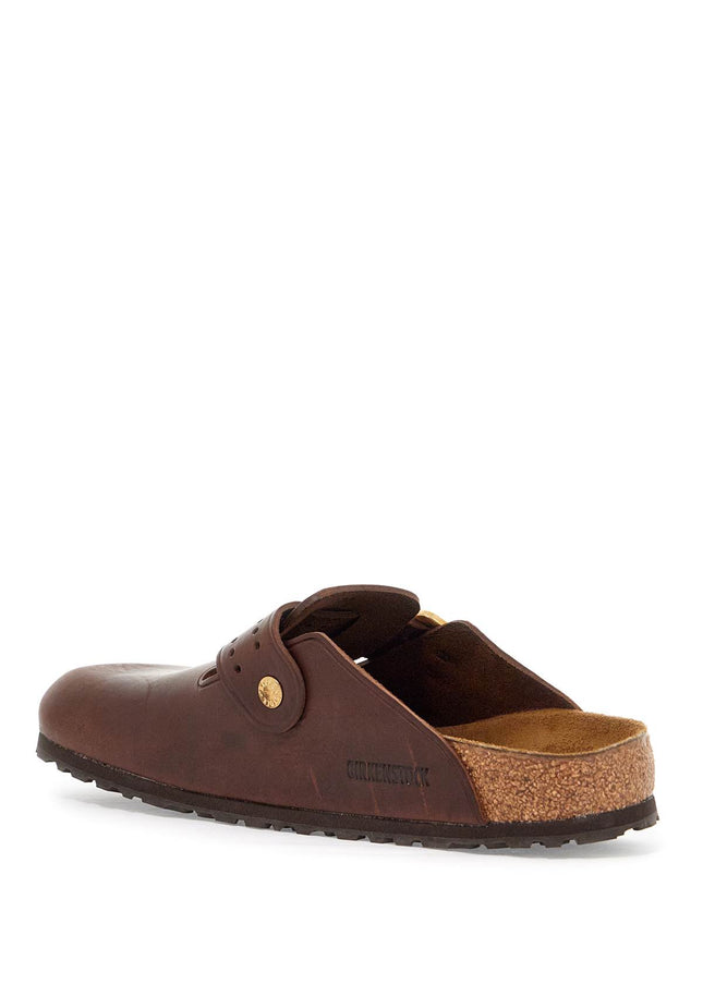 Birkenstock boston bold leather clog with sab