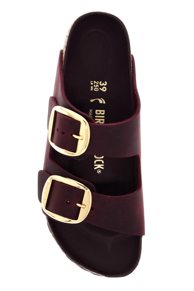 Birkenstock big buckle arizona slides