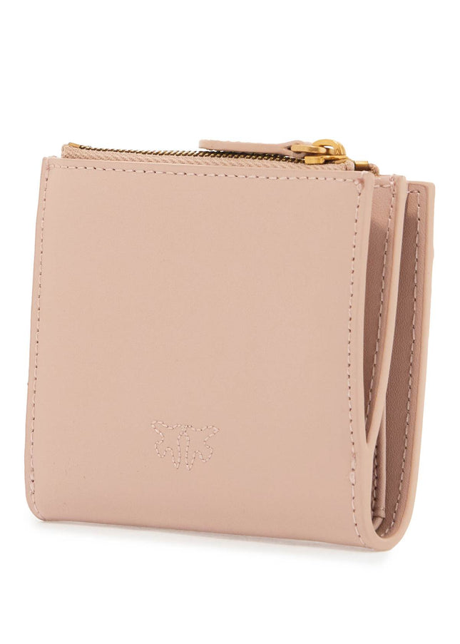 Pinko compact leather wallet