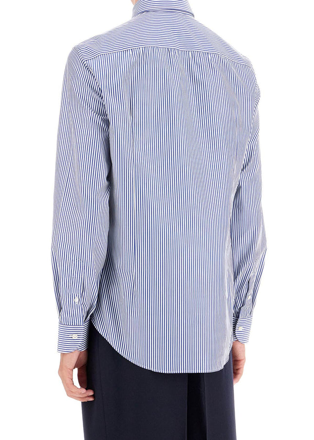 VINCENZO DI RUggIERO slim fit twill shirt for men