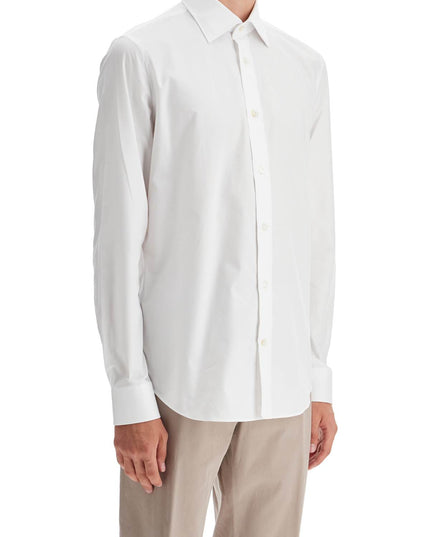 VINCENZO DI RUggIERO slim fit twill shirt for men