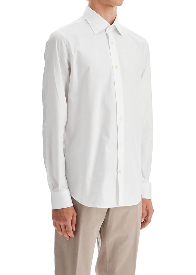 VINCENZO DI RUggIERO slim fit twill shirt for men