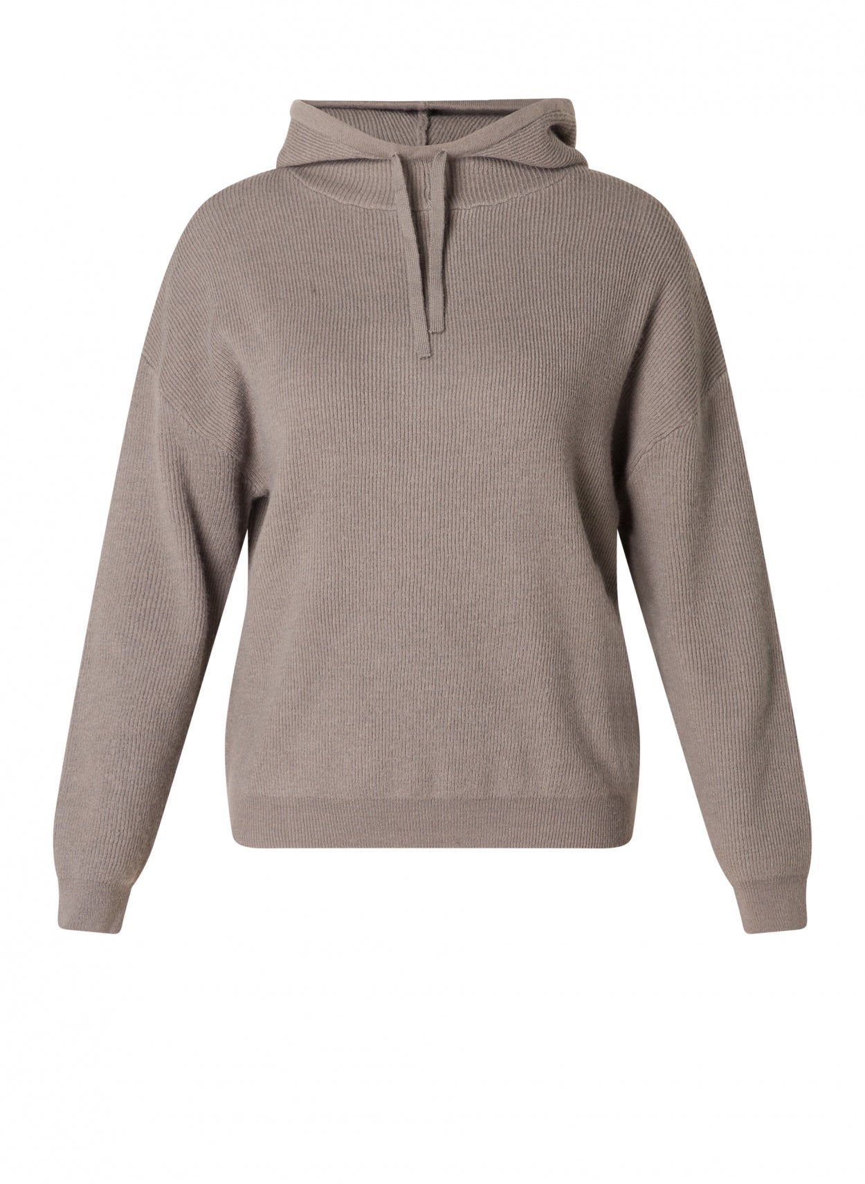 Soleil knitted hoodie-Jumpers-Yest-Steel Grey-2-Urbanheer