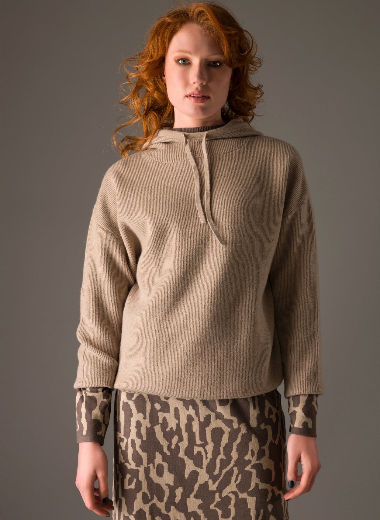 Soleil knitted hoodie-Jumpers-Yest-Urbanheer