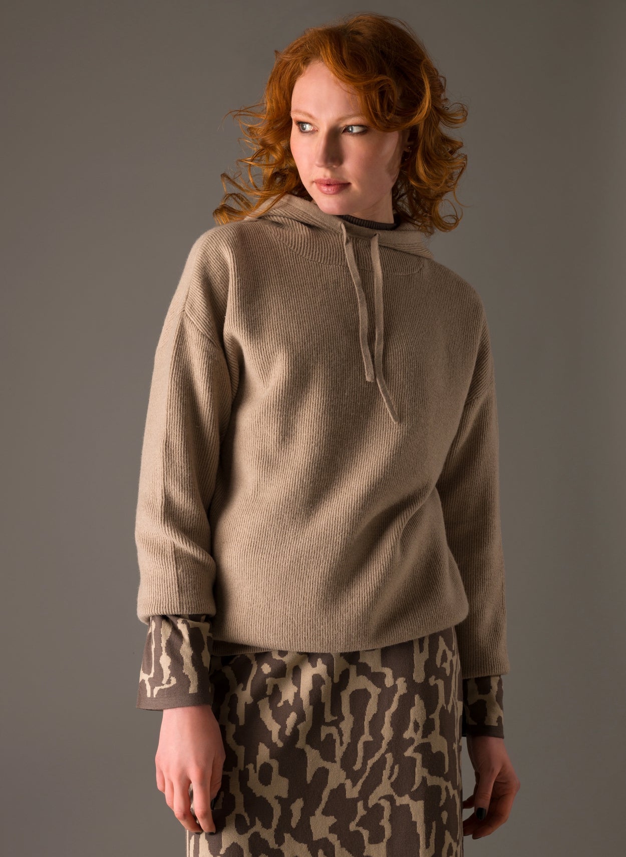 Soleil knitted hoodie-Jumpers-Yest-Urbanheer