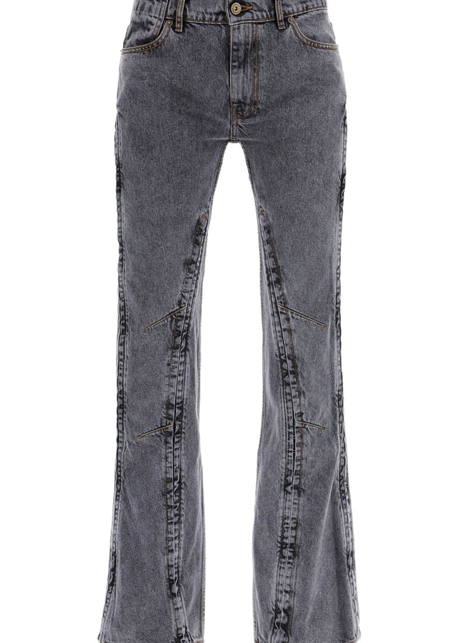 Y Project hook-and-eye flared jeans