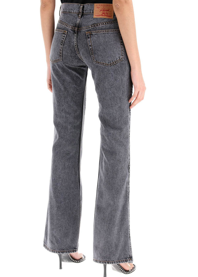 Y Project hook-and-eye flared jeans