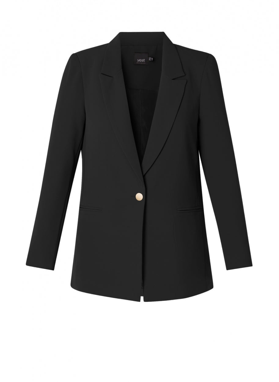 Oksana Essential thin lining-Jackets & Blazers-YEST-Black-14-Urbanheer