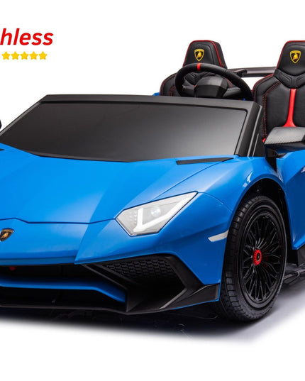 24V Lamborghini Aventador 2 Seater Ride on Car for Kids: Advanced Brushless Motor & Differential for High-Octane Fun-Toys - Kids-Freddo Toys-Urbanheer