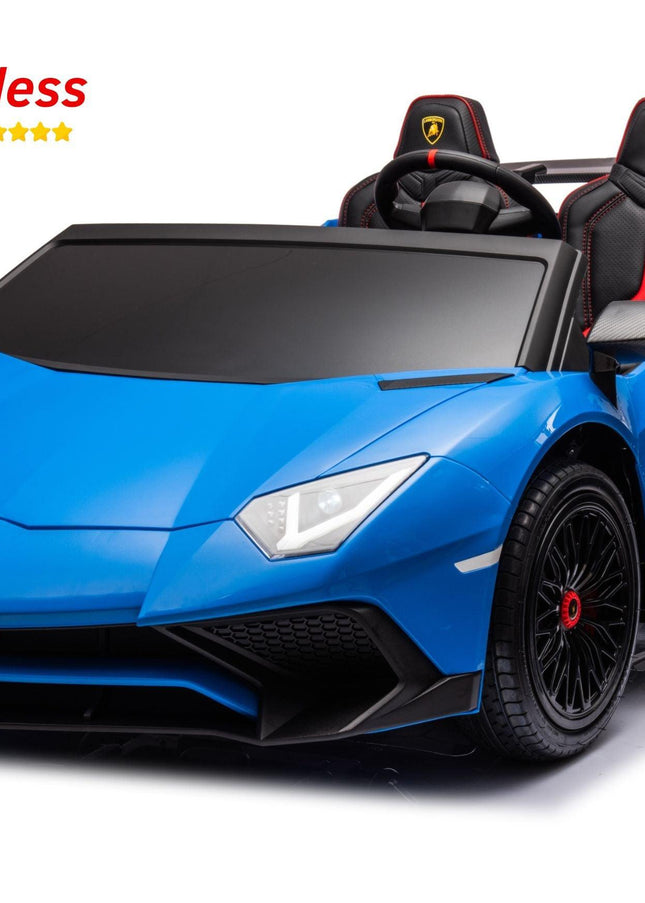 24V Lamborghini Aventador 2 Seater Ride on Car for Kids: Advanced Brushless Motor & Differential for High-Octane Fun-Toys - Kids-Freddo Toys-Urbanheer