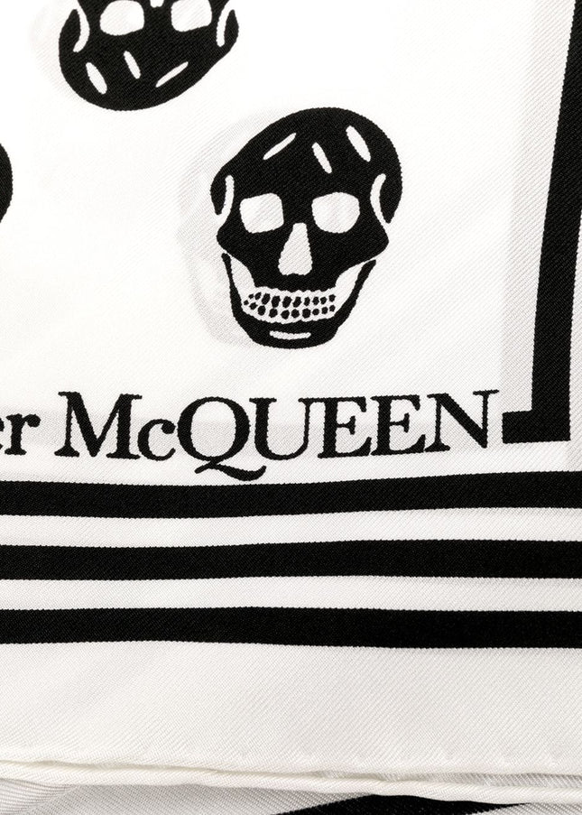 Alexander McQueen Scarfs White