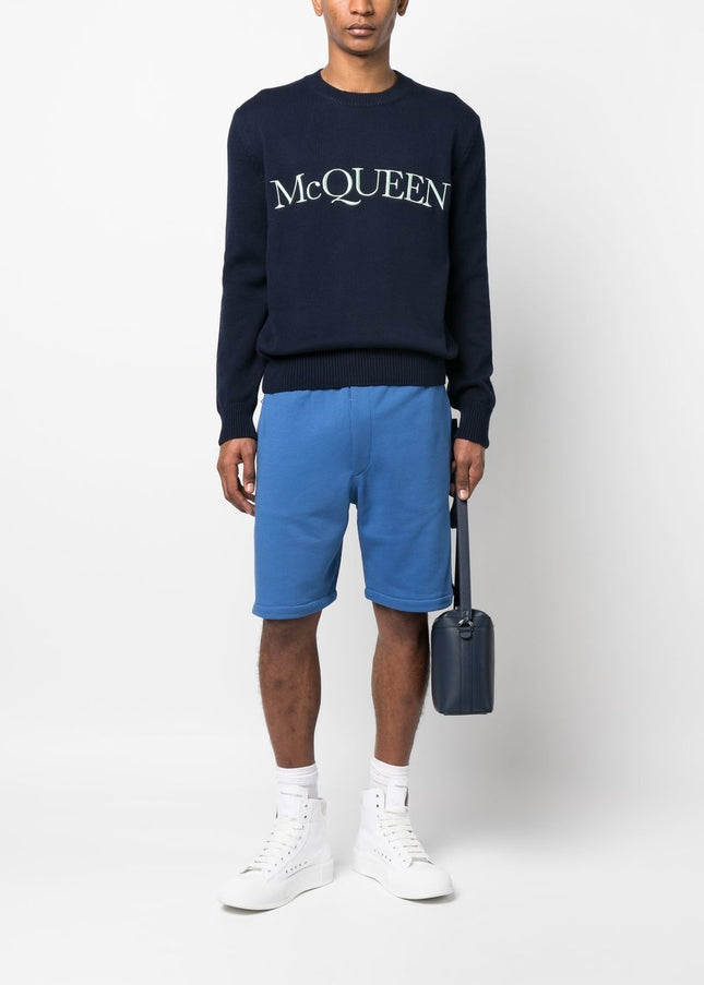 Alexander McQueen Sweaters Blue