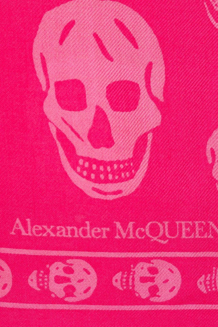 Alexander McQueen Scarfs Fuchsia