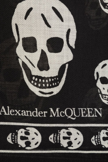 Alexander McQueen Scarfs Black