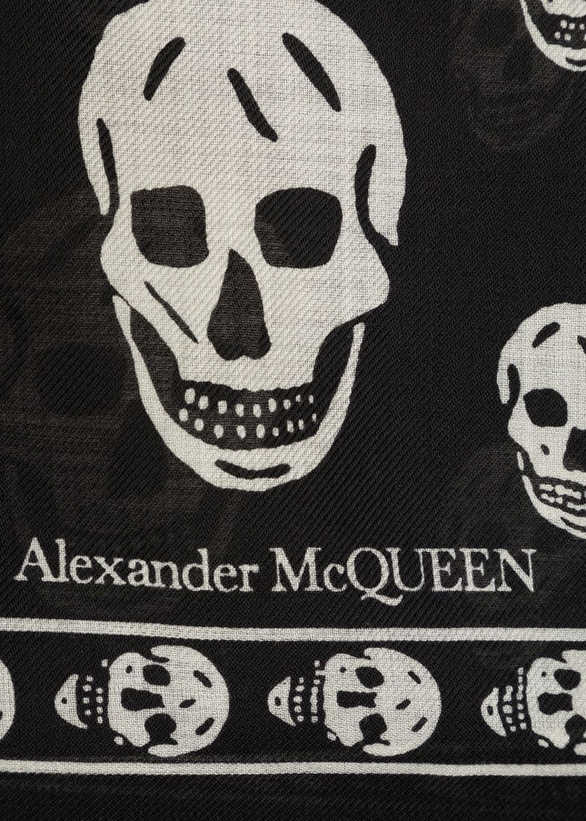 Alexander McQueen Scarfs Black