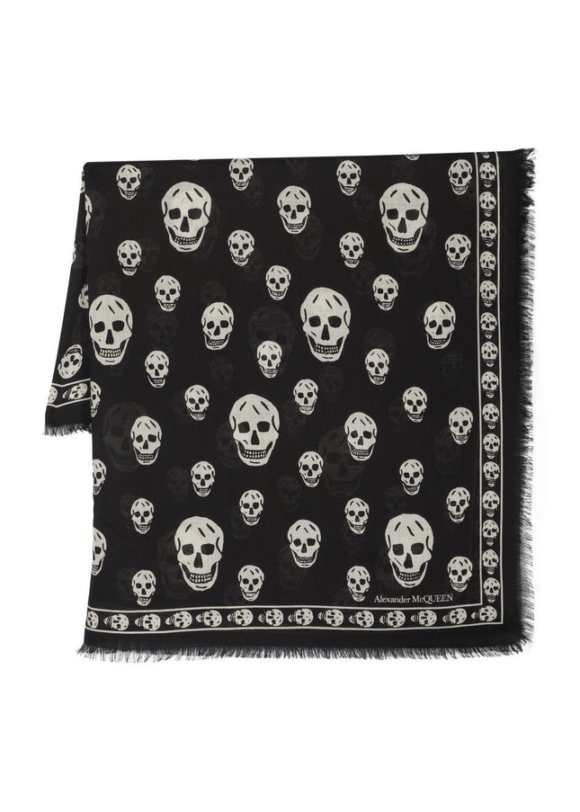 Alexander McQueen Scarfs Black