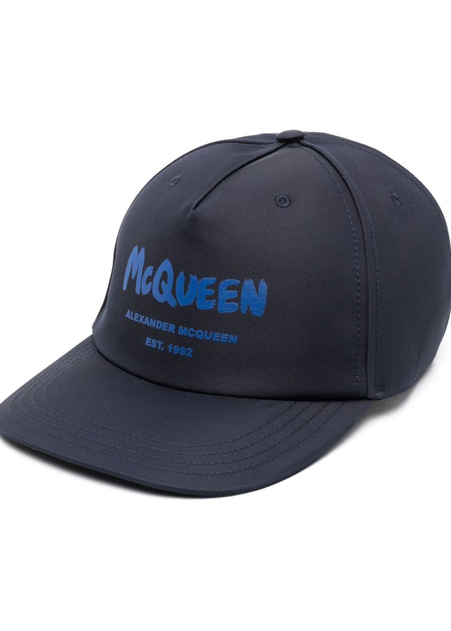 Alexander McQueen Hats Blue